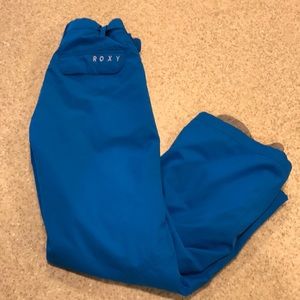 Girls Roxy blue ski pants size 12